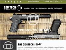 Tablet Screenshot of gemtech.com